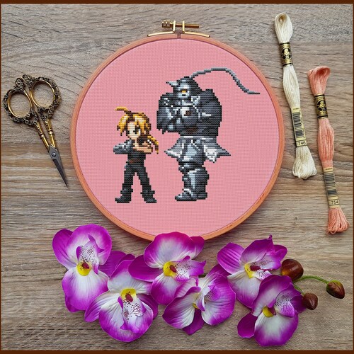 Anime Cross Stitch Pattern, Japan Cross Stitch Pattern, Manga