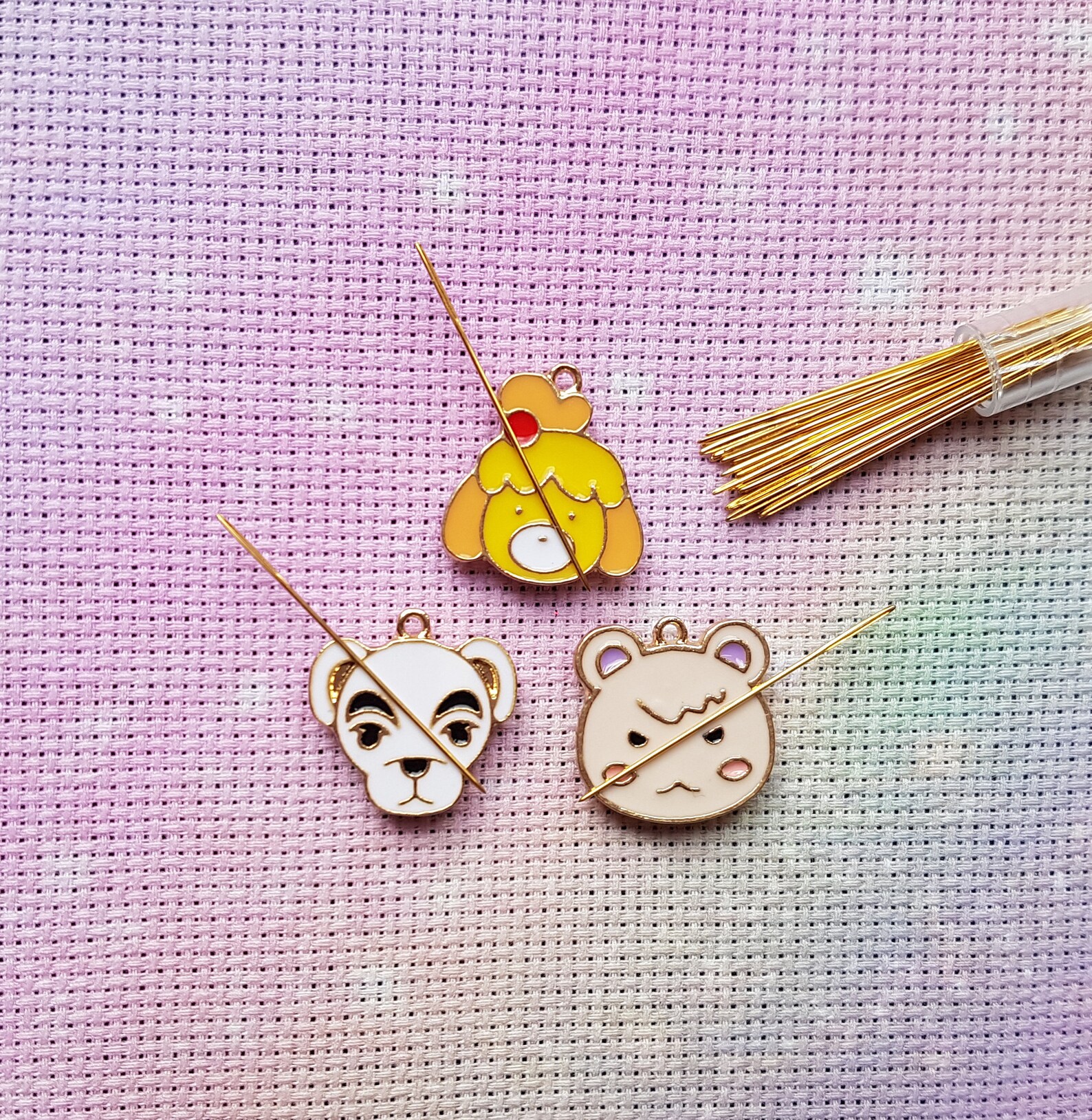 Gaming Needle Minder Set Enamel Needle Minder Game Needle Etsy