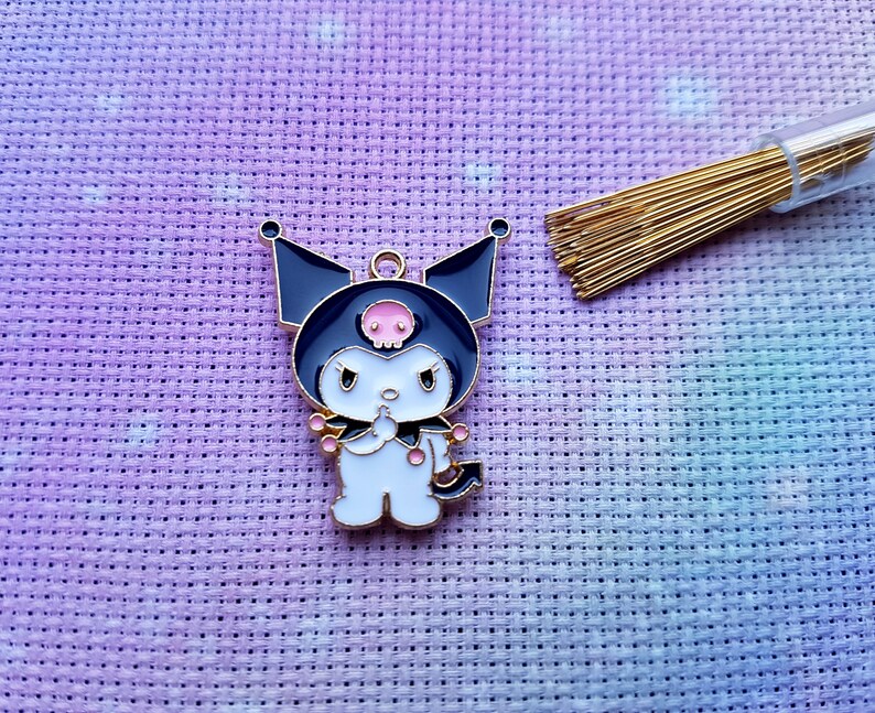 Anime Needle Minder, Enamel, Cross Stitch, Embroidery, Strong