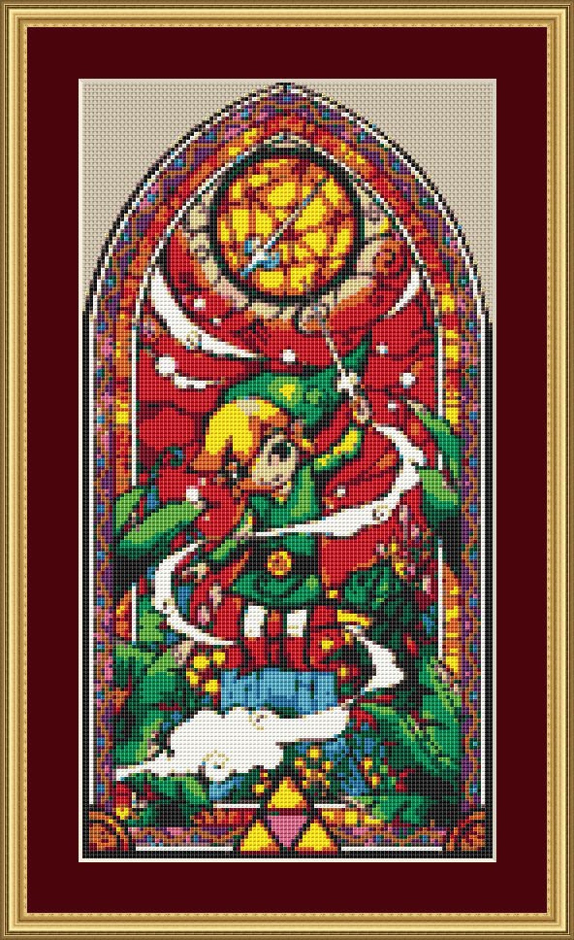 Zelda Cross Stitch Pattern Gaming Cross Stitch Game Cross Etsy