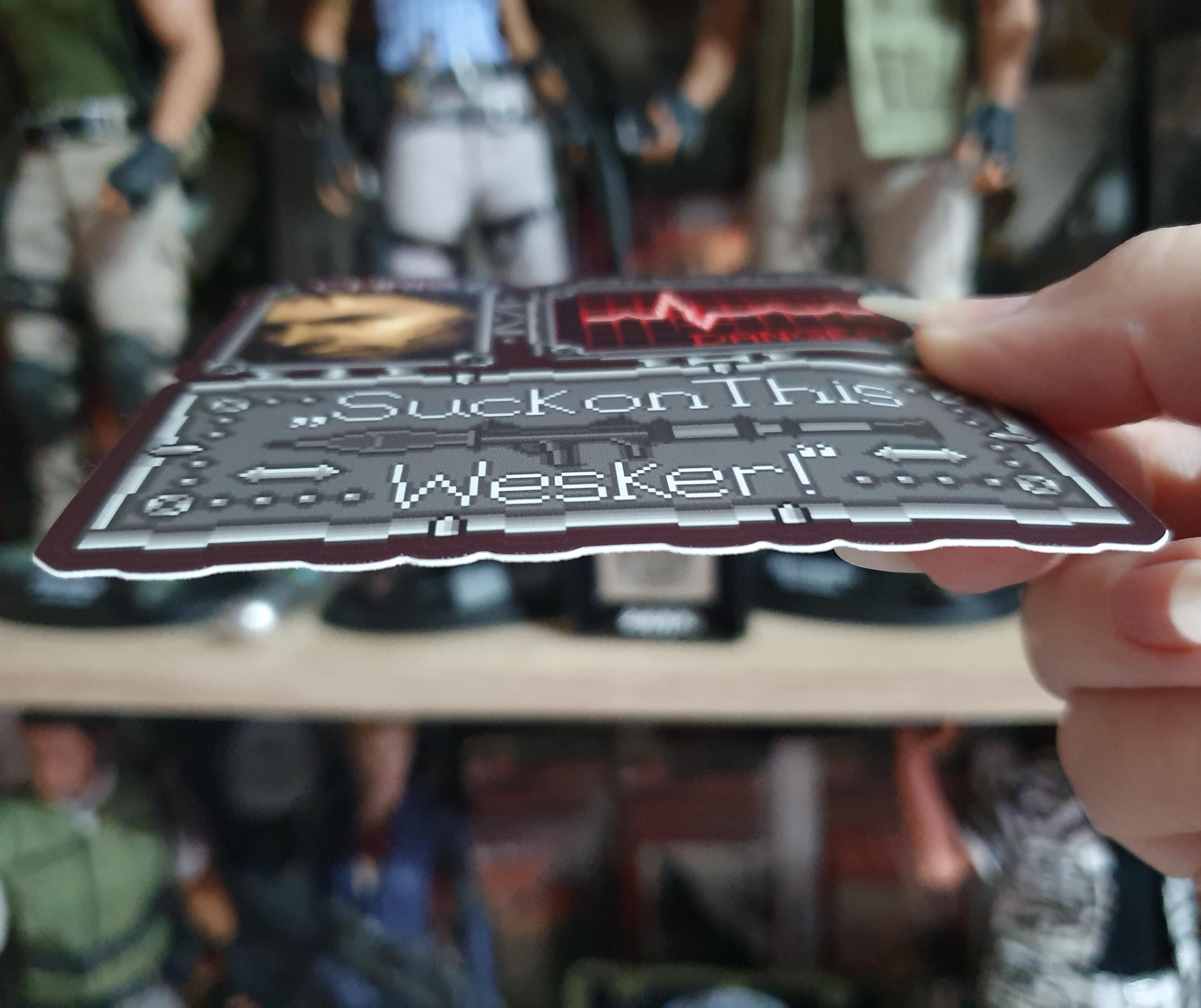 バイオハザードステッカー、クリス・レッドフィールドステッカー