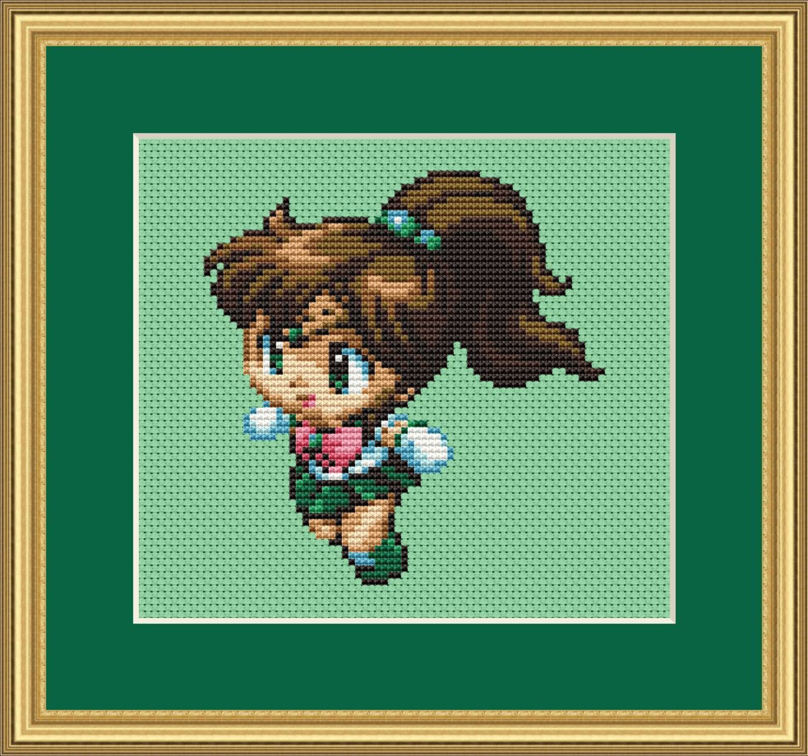 Sailor Moon Cross Stitch Pattern Set Anime Cross Stitch Cute Etsy