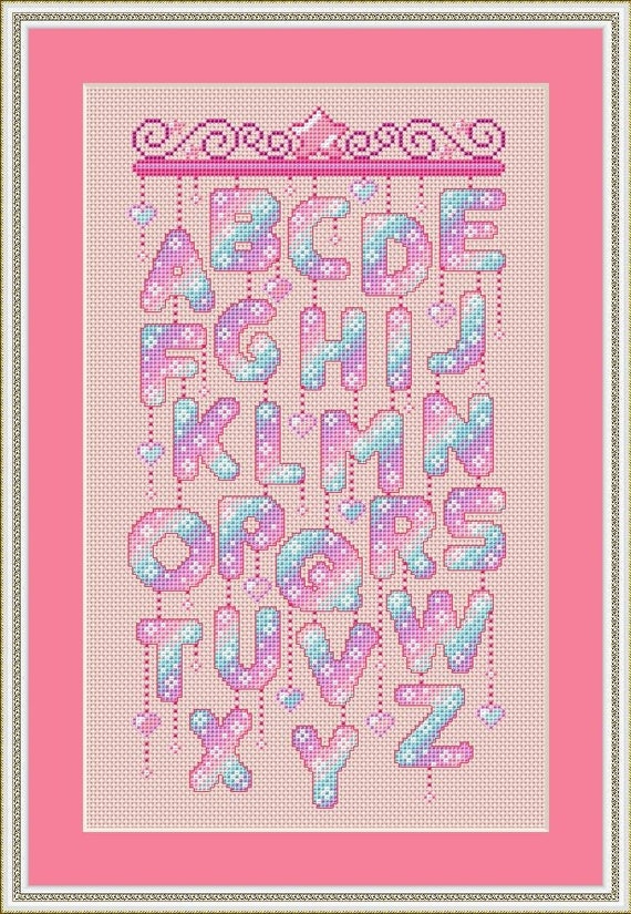 希少日本語版 クロスステッチバイブル アルファベット図案集 クロスステッチバイブル アルファベット図案集 (レディブティック