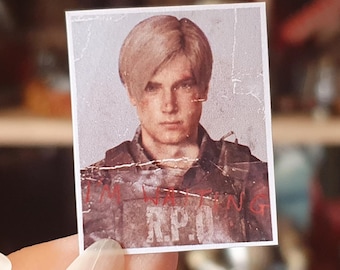 1/6 Scale Leon Kennedy Photo, Resident Evil, Diorama, Dollhouse