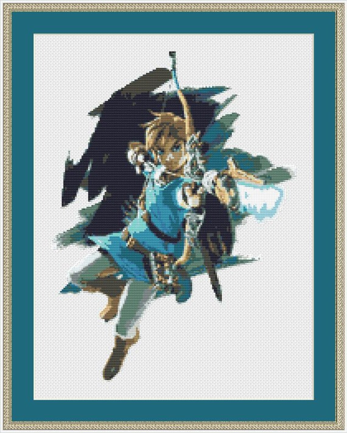 Zelda Cross Stitch Pattern Set Breath of the Wild Cross Etsy