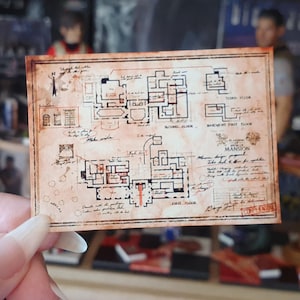 Resident Evil Mansion-kaart schaal 1/6, diorama 1/6, Resident Evil-miniatuur, Resident Evil-figuur, Chris Redfield, Jill Valentine, poppenhuis