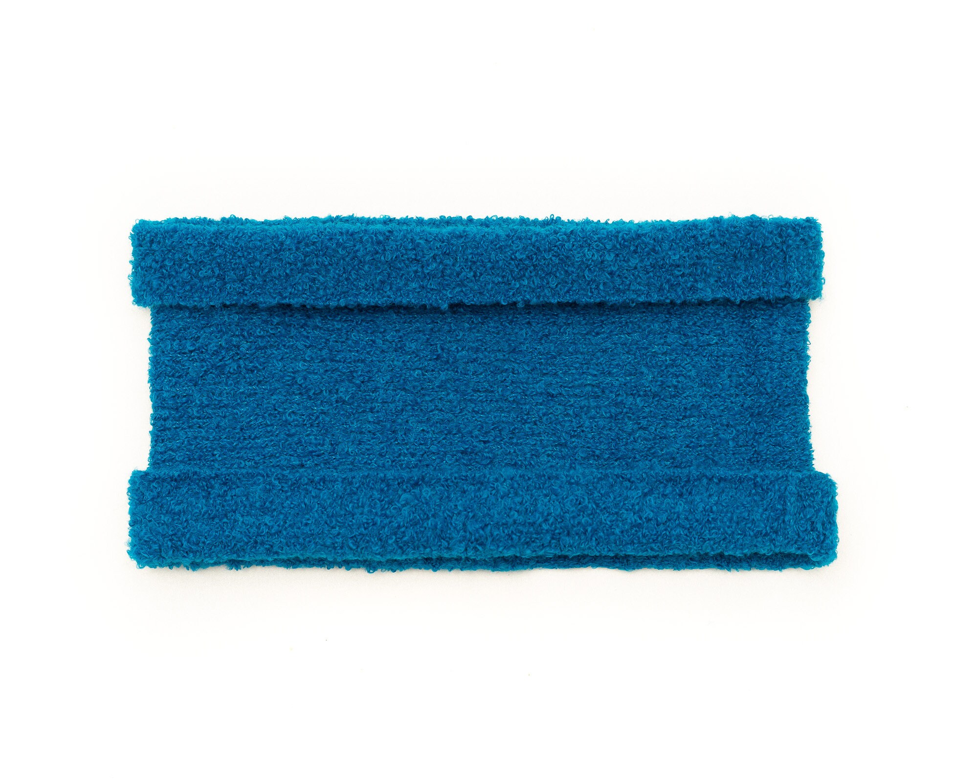Ladies Turquoise Knitted Close Fitting Neckwarmer, Womens