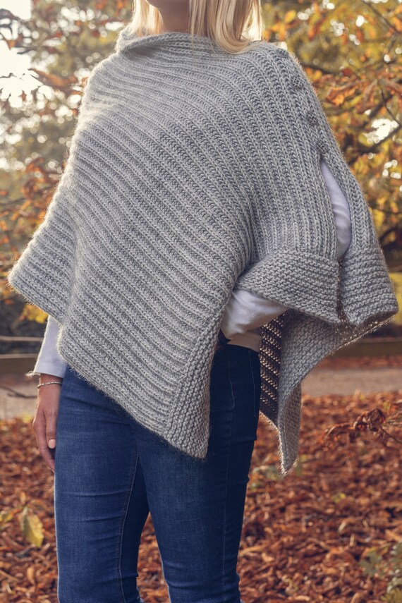 knitted poncho