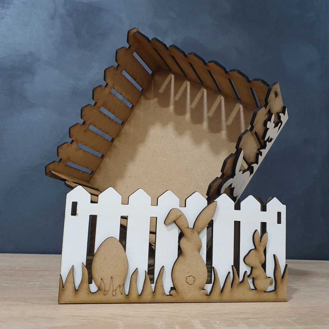 Laser Cut Easter Box Template, CNC, 3mm (digital Dxf File) - Etsy
