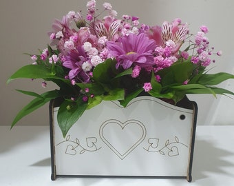 Flower Gift Box, Laser Cut Files (Digital Download)