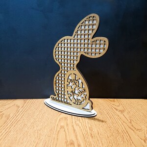 Laser Cut Wooden Easter Bunny Decor , Digital DXF SVG File - Etsy