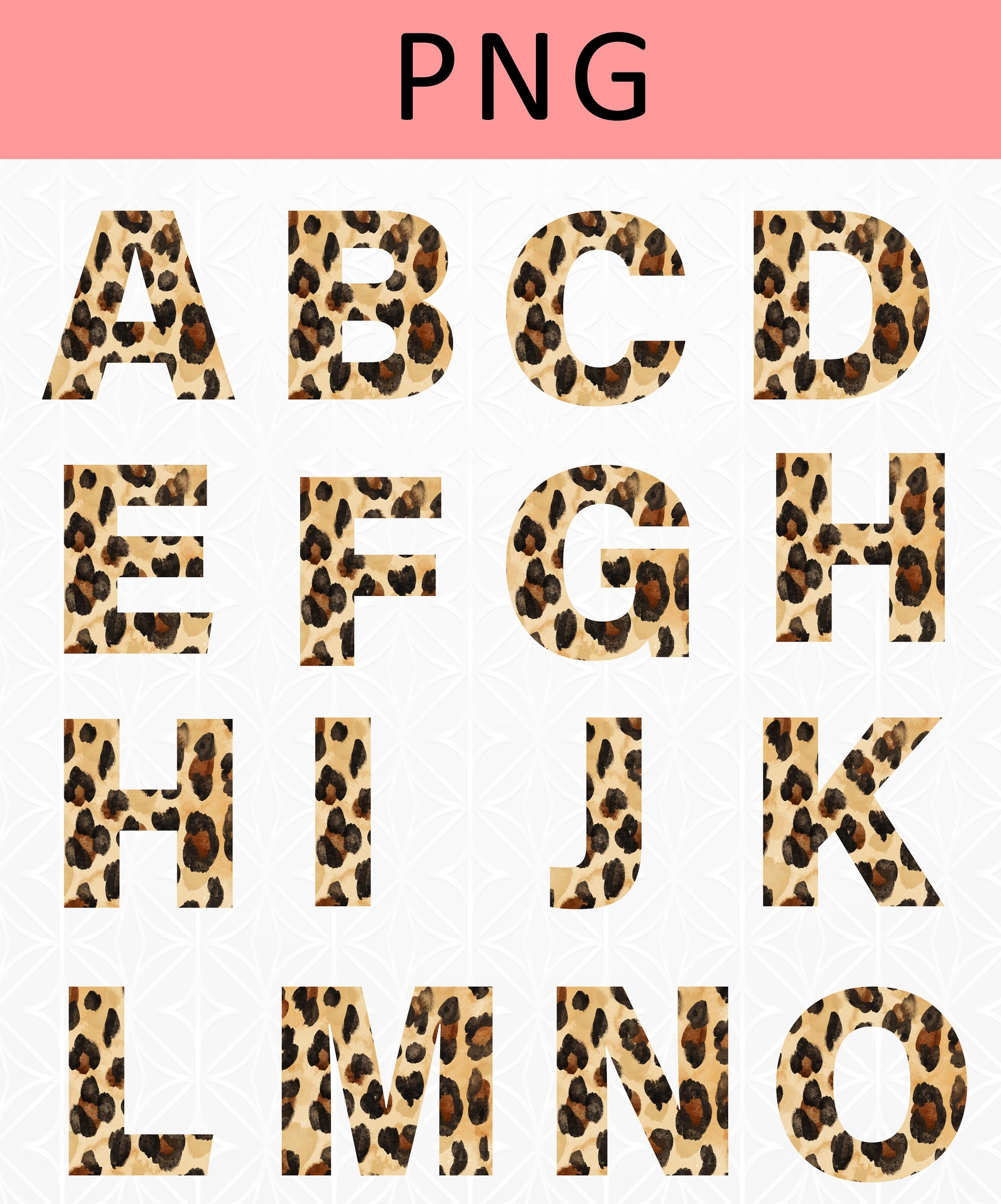 Alphabet Png, Alphabet Letters Printable INSTANT Download Resizable ...