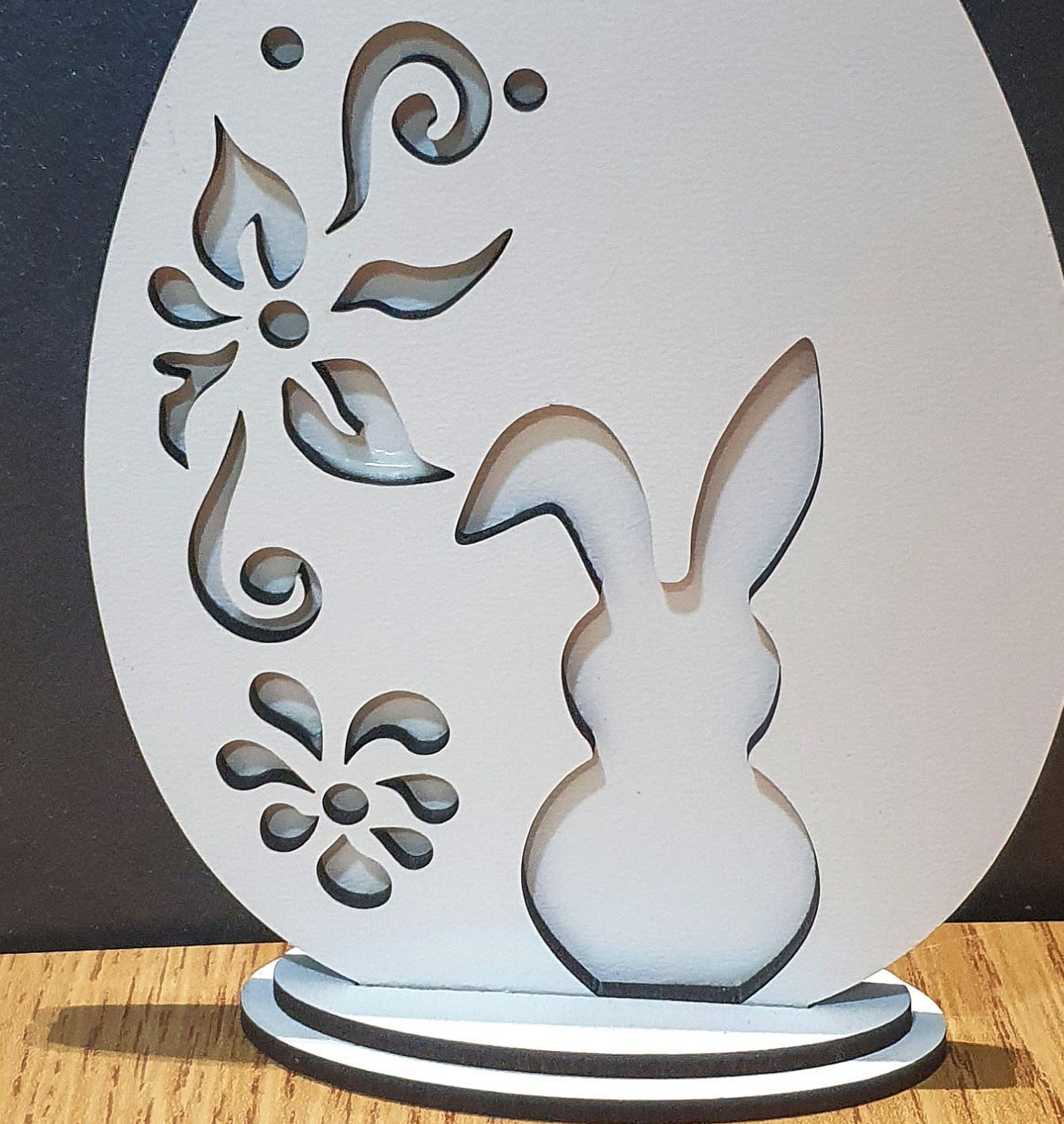 Easter Wooden Egg Decoration Laser Cut DXF SVG FILE - Etsy