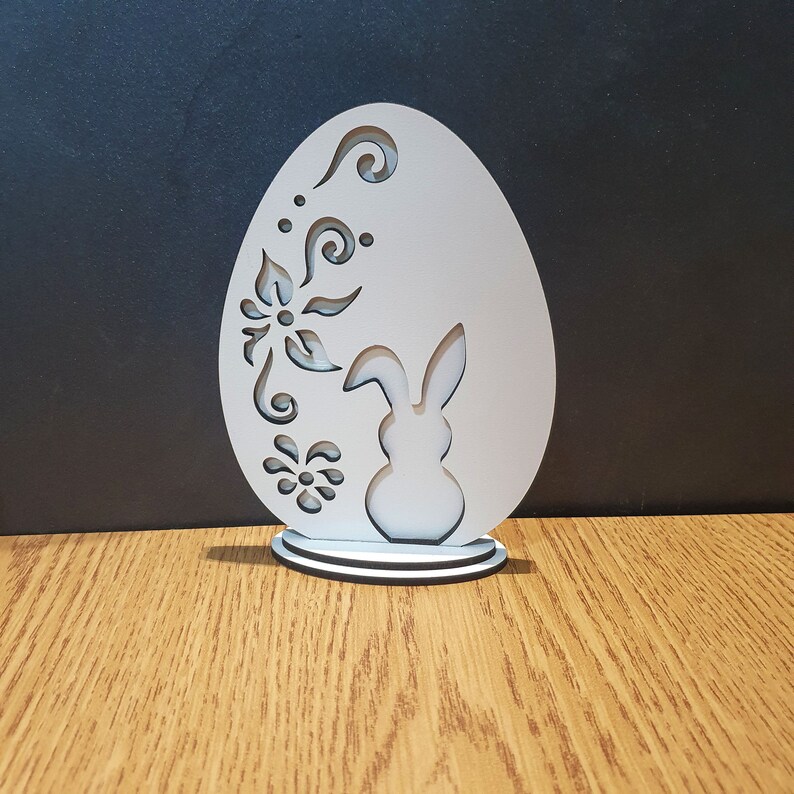 Easter Wooden Egg Decoration Laser Cut DXF SVG FILE - Etsy