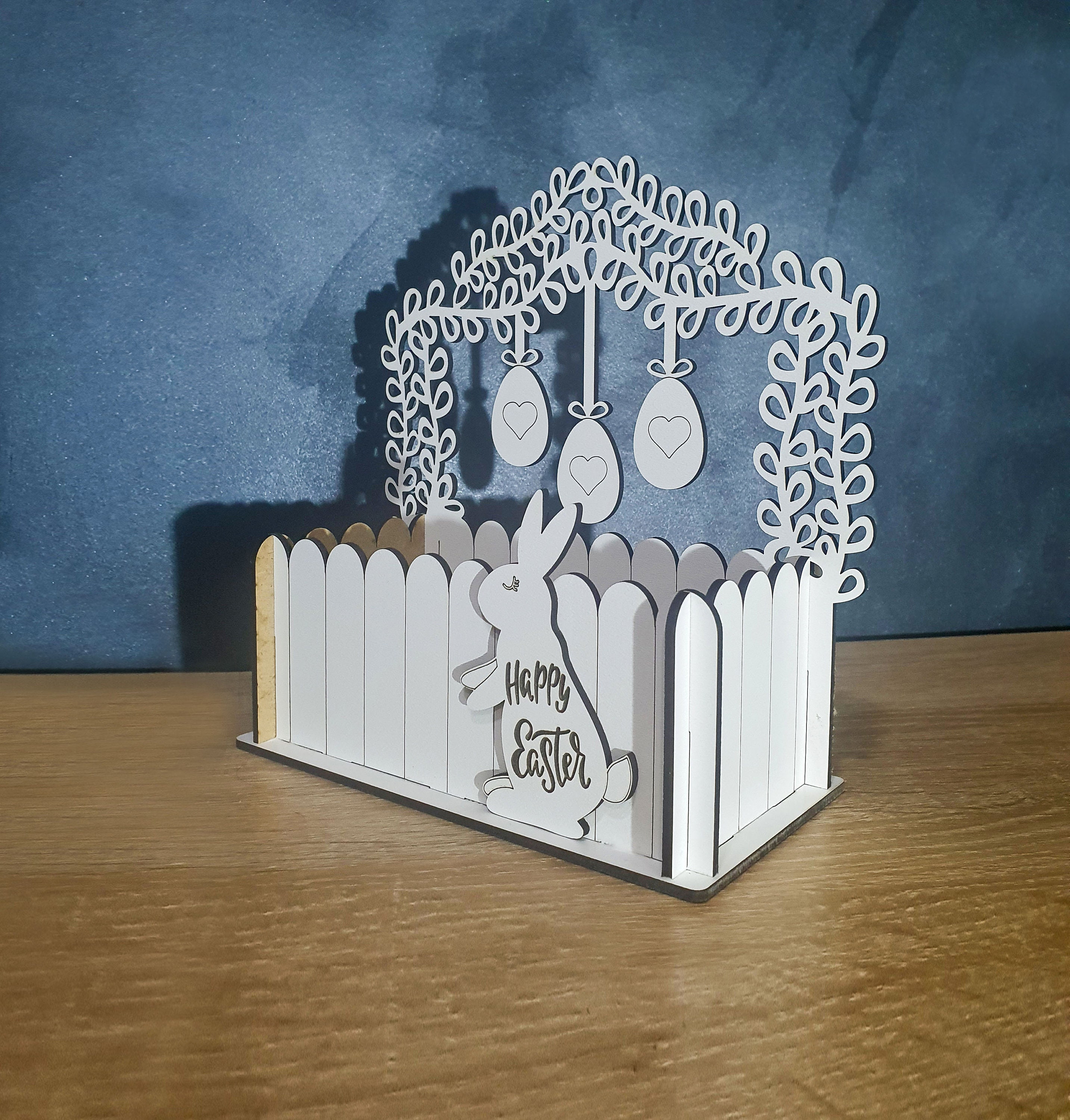 Easter Basket, Dxf Laser Cut File. Easter Gift Box Digital Download ...