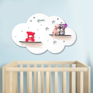 Baby shelf, children's room shelf