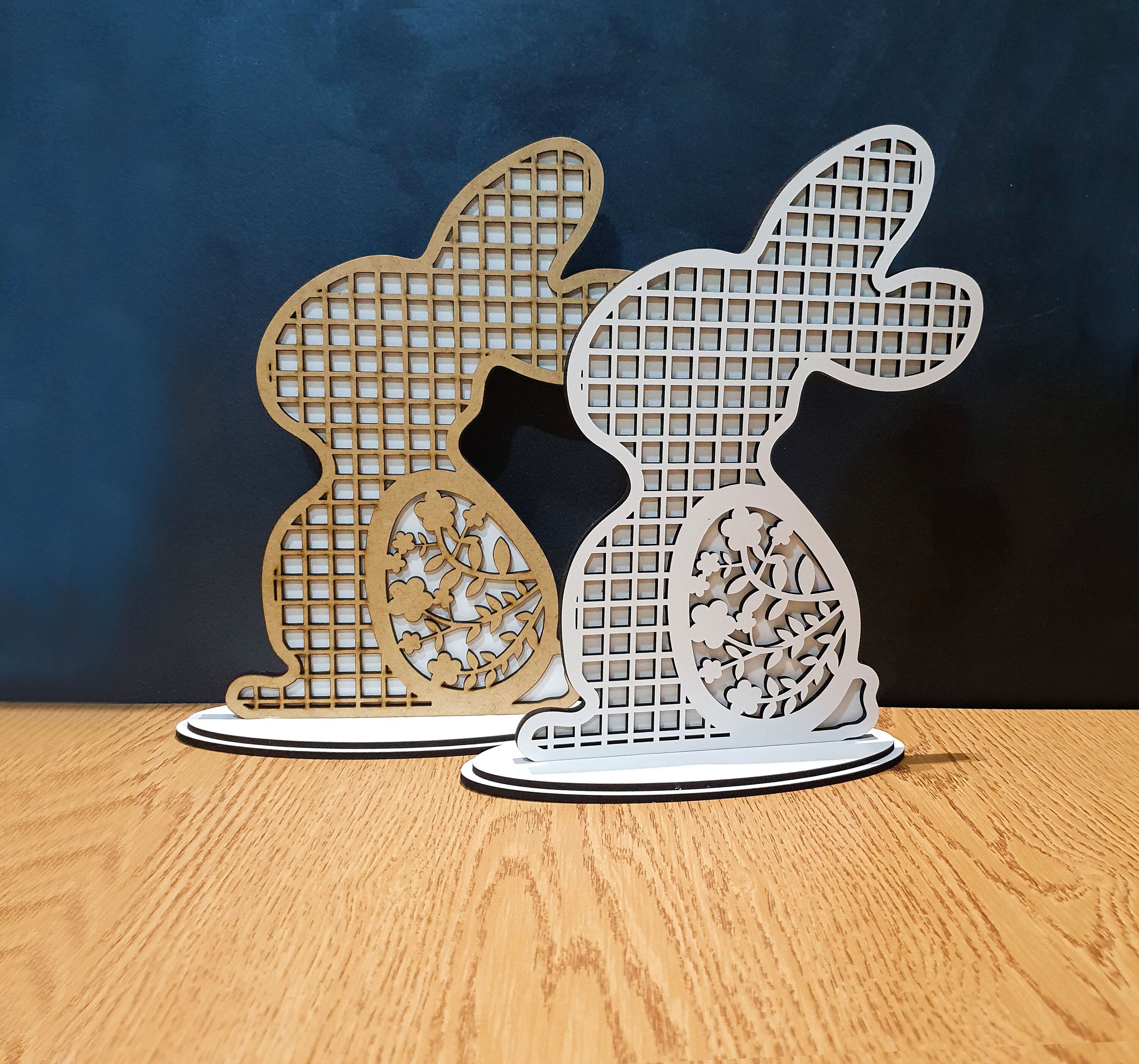 Laser Cut Wooden Easter Bunny Decor , Digital DXF SVG File - Etsy