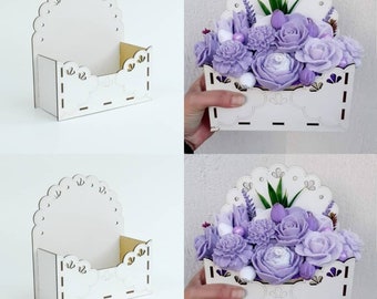 Laser Cut Wedding Gift Box Template | CNC Files (dxf ai cdr svg)
