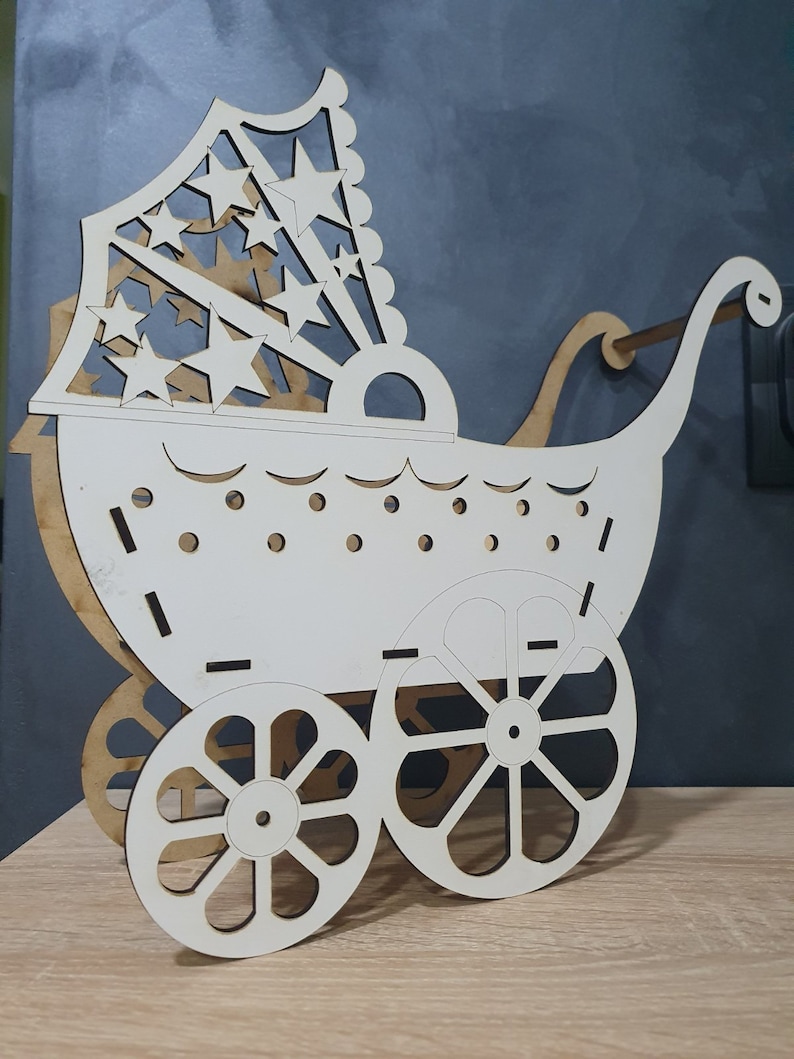 Baby Gift Box Laser Cut File Etsy