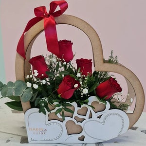 Heart box  - Digital dxf file - CNC and laser cut