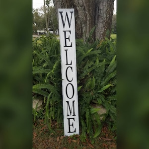 Distressed Welcome, Porch, Entryway Sign