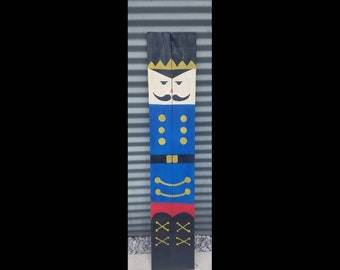 Holiday Nutcracker porch sign