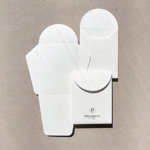 Round top Premium Color Envelopes (SET 30), Wedding Invitation SET