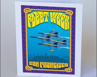 Fleet Week San Francisco - Box of 10 note cards