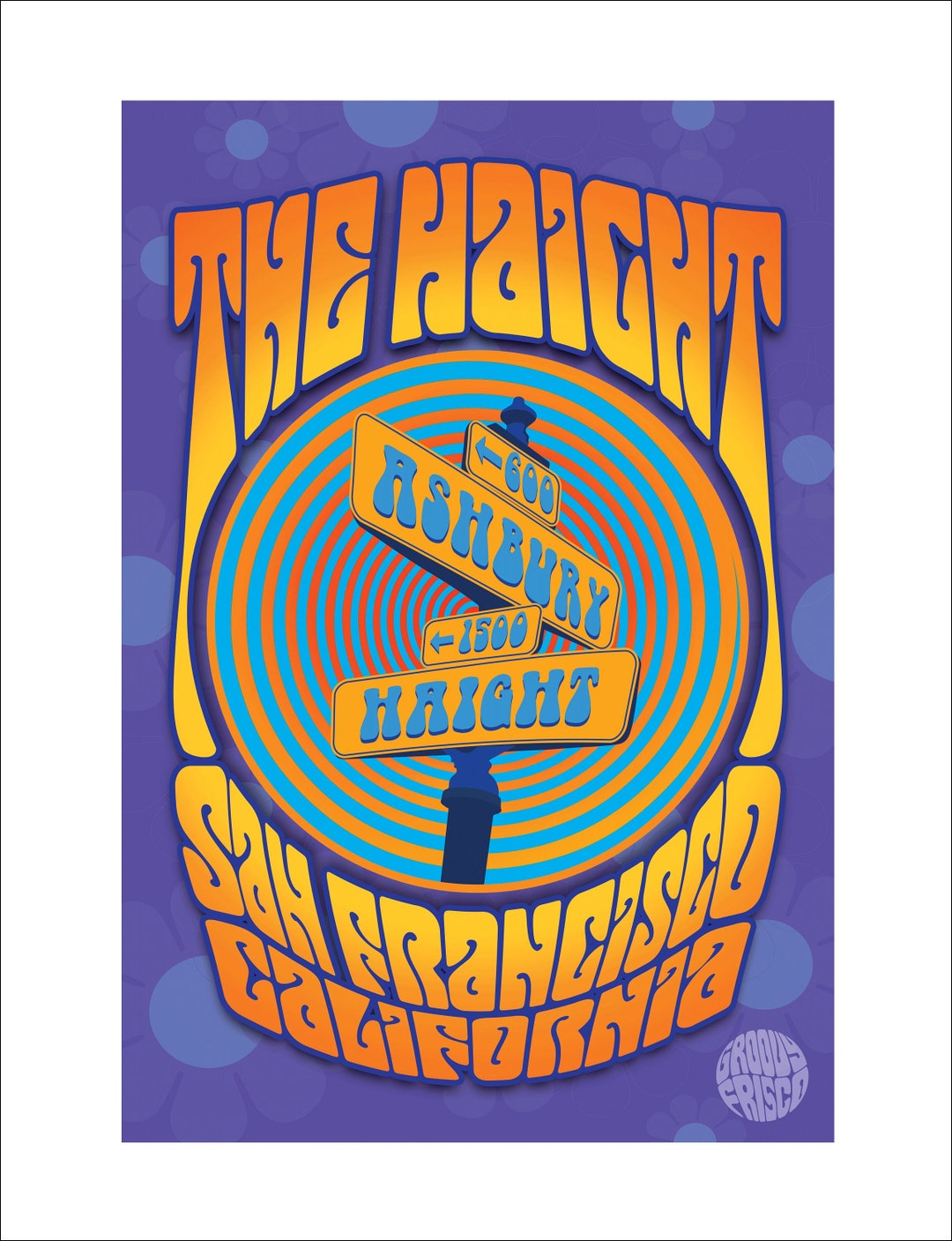 Haight &amp; Ashbury Street Sign - Etsy