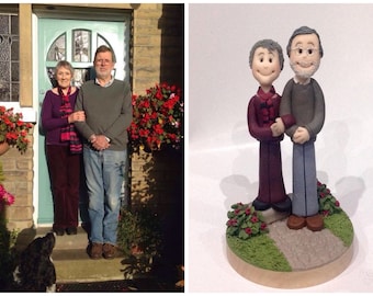 Personalised gift or cake topper - made by hand from your photographs