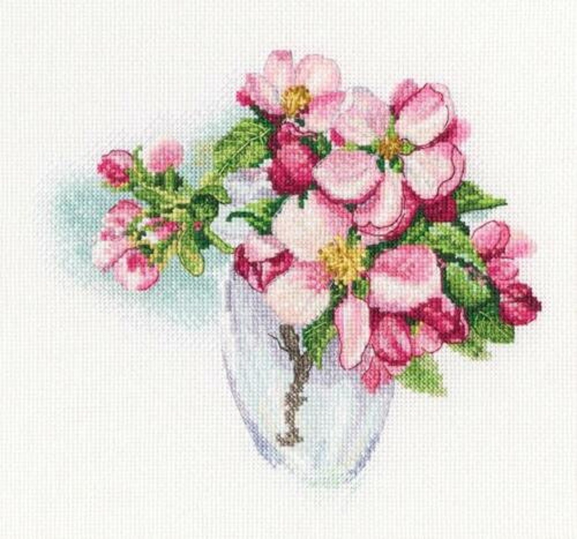 Counted Cross Stitch Kit RTO Bloomy Twig Etsy