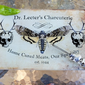 Hannibal Lecter Cutting Serving Board Dark Decor Horror Housewares