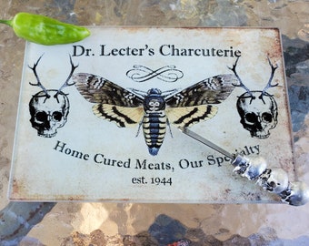 Hannibal Lecter Cutting Serving Board Dark Decor Horror Housewares