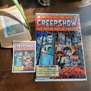 Creepshow Poster Printed Horror Puzzle ~ Horror Gift ~ Custom Printing ~ 120 Piece Adult Puzzle