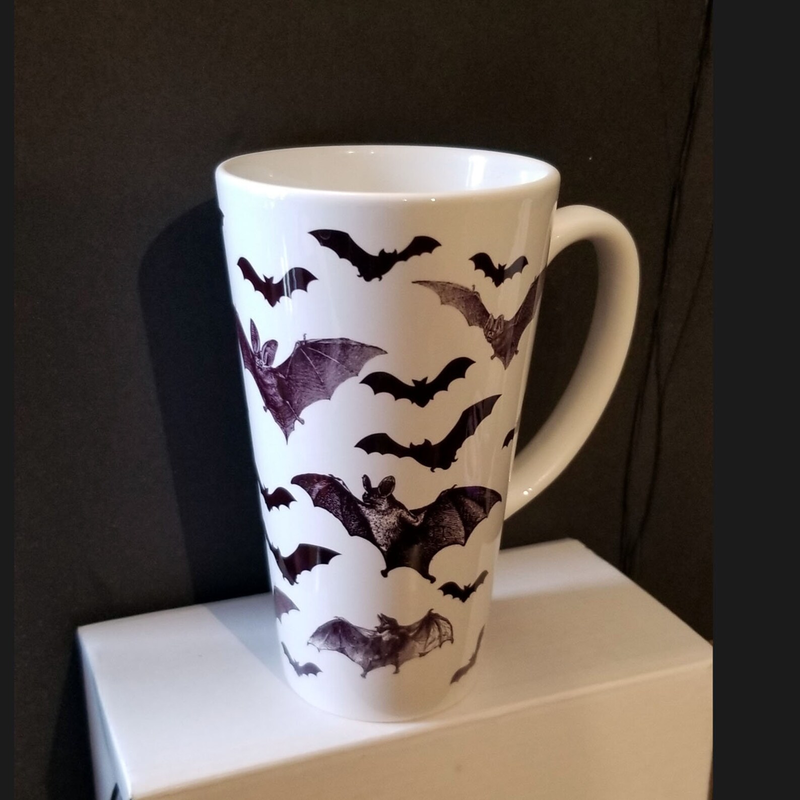 Bats in the Belfry 17 Ounce Ceramic Latte Style Coffee Mug Etsy