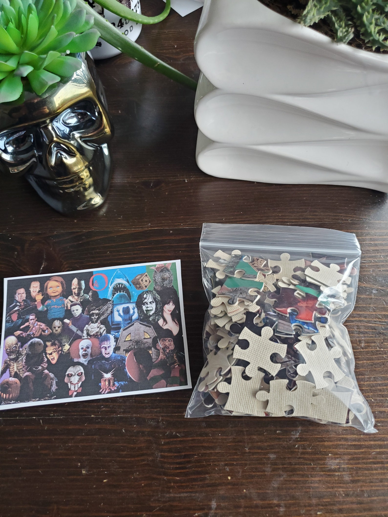 Horror Movie Killers Collage Jigsaw Puzzle Horror Puzzle Etsy