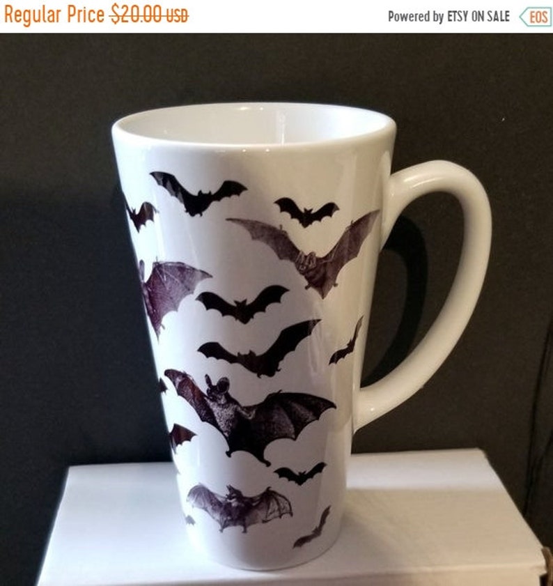 Bats in the Belfry 17 Ounce Ceramic Latte Style Coffee Mug Etsy