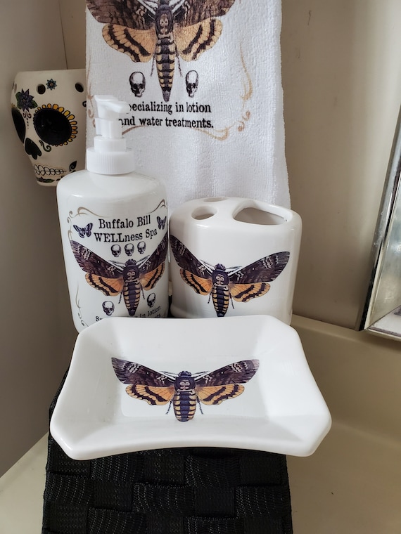 Horror Bathroom Decor Buffalo Bill Spa Ceramic Bathroom 4 Etsy Canada