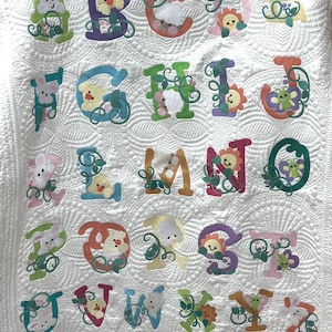 The Animal Alphabet Parade: A Colorful Heirloom Baby Quilt