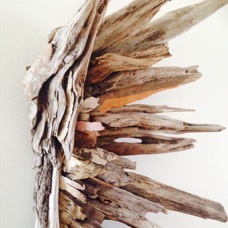 Driftwood Angel wing Driftwood Art Driftwood Sculpture Wall Etsy
