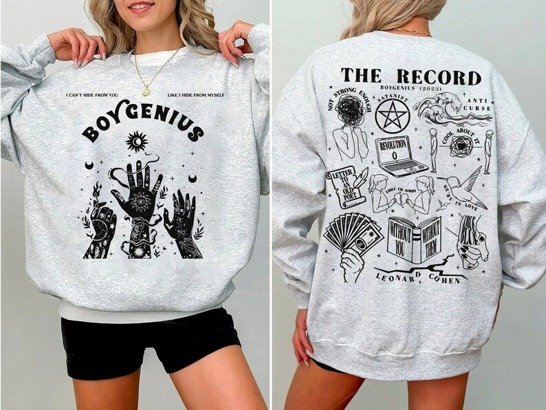 Vintage Boygenius 2side Merch, Boygenius Band 2023 Tour Shirt, Indie Rock Music Tour 2023