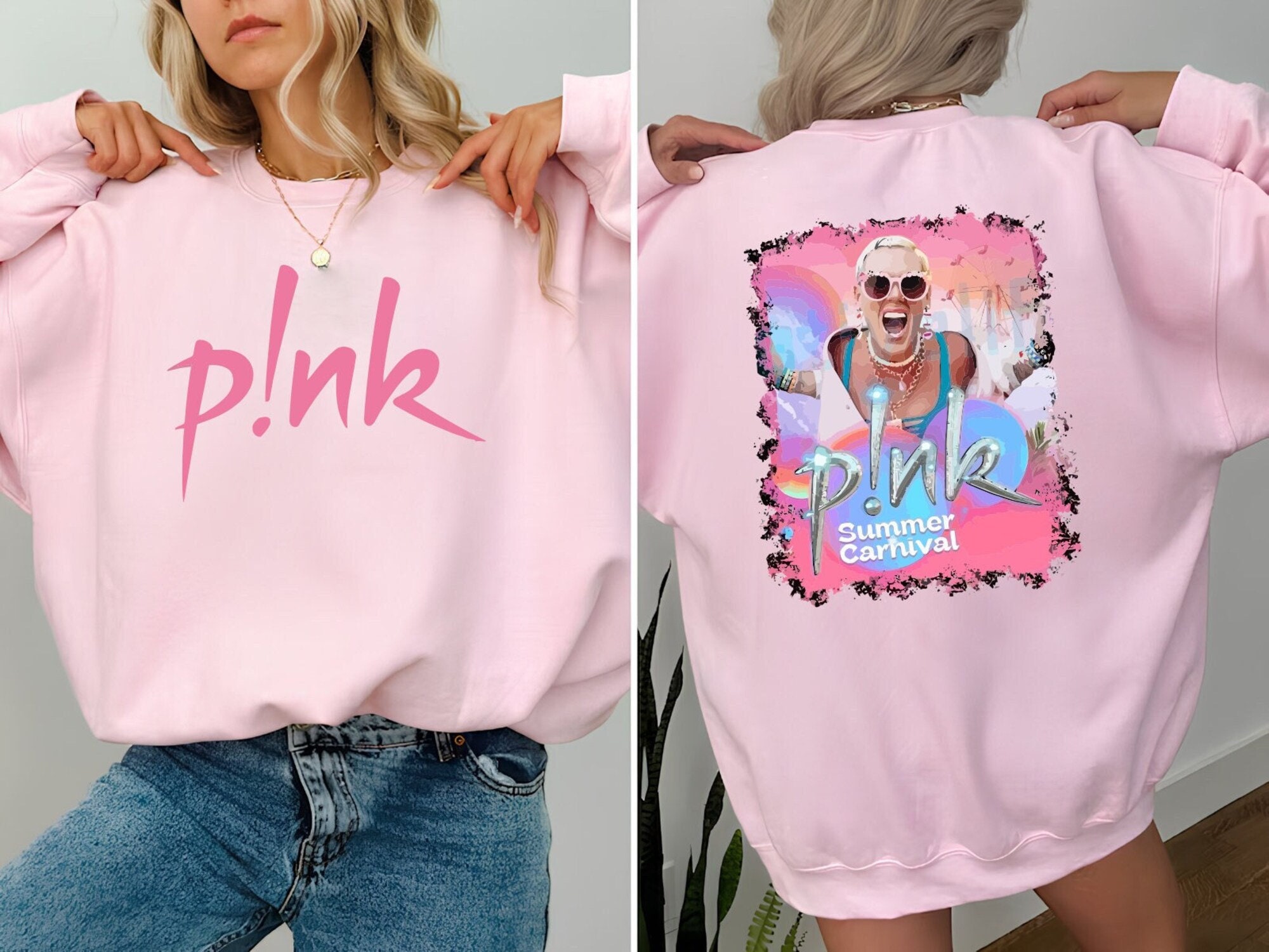 P!nk Pink Singer Summer Carnival 2024 Tour Shirt