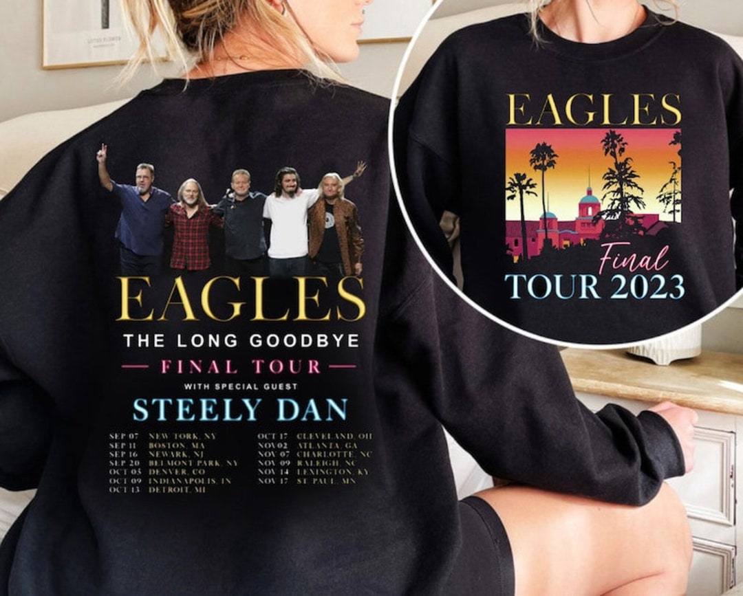 The Eagles 2024 Tour Shirt, Eagles Long Goodbye Tour 2024, the Eagles