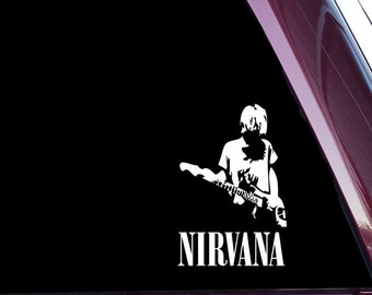 Kurt Cobain- Die Cut Decal Sticker NOT PRINTED