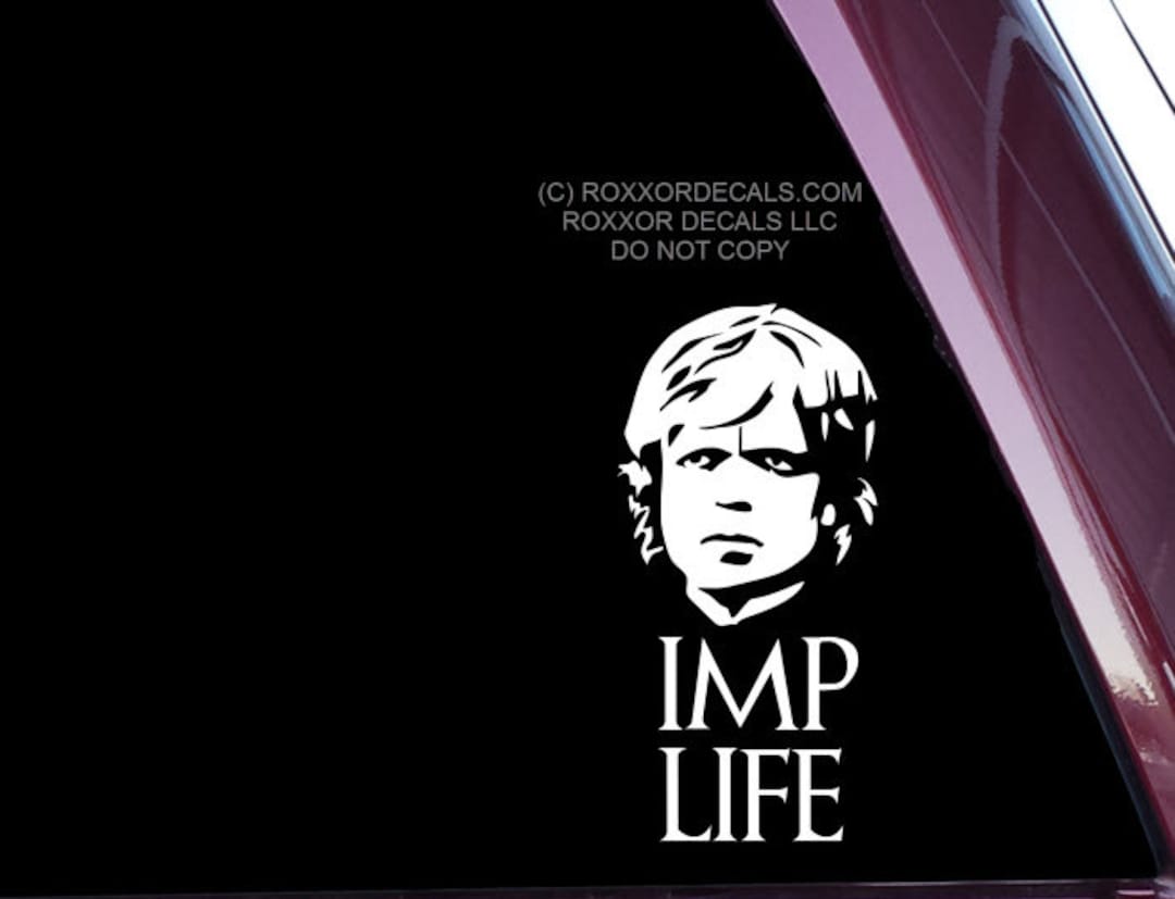 Imp Message Sticker Imp Life - FUNNY- Die Cut Decal Sticker NOT PRINTED - Etsy