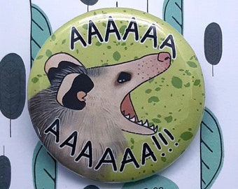 Panischer Possum - Button