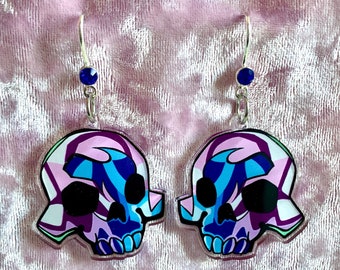 The Fury's Keepsake - Hook Earrings - Hades inspired