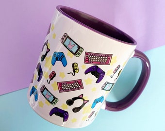 Gameplay - Ceramic Mug - Gaming inspired, cute gift for gamers