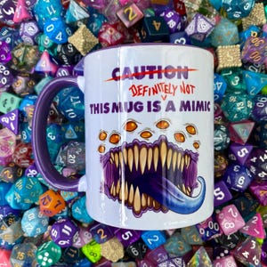 Definitely Not A Mimic - Mug - DnD, TTRPG inspired