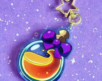 Premium Vintage - Double-Sided Keychain - Hades inspired